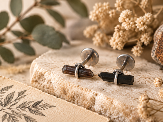 Rutile |  Threadless Earrings